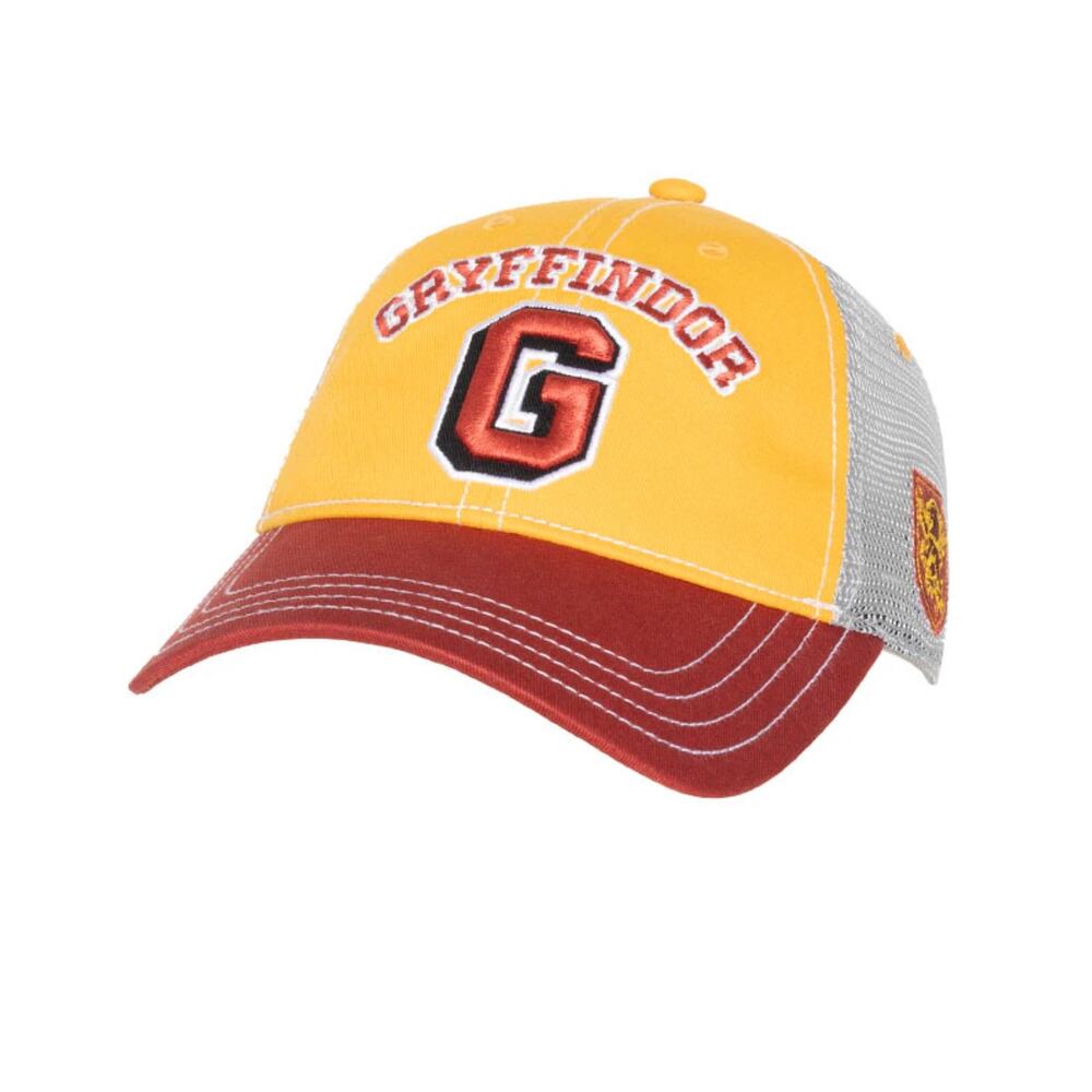 Harry Potter Gryffindor Team Captain Cap Adjustable Red Yellow Mesh Adult Hat
